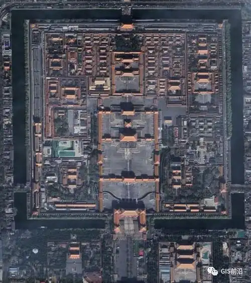 透过卫星影像我们来看看故宫里到底能不能开车