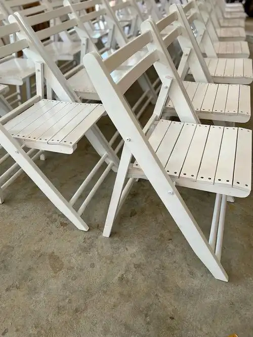 婚礼实木折叠椅折叠方便