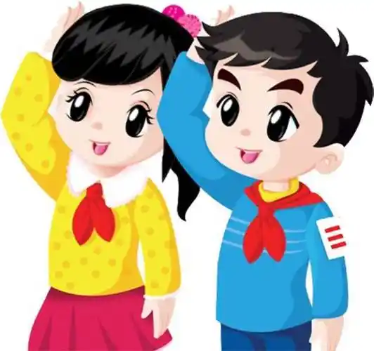 少先队员敬礼简笔画图片欣赏_学习啦敬礼简笔画图片少先队员敬礼简笔