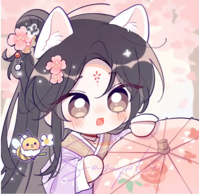 二哈和他的白猫师尊# 谁能拒绝q版修晚宁[打call] wb:咩有失绵