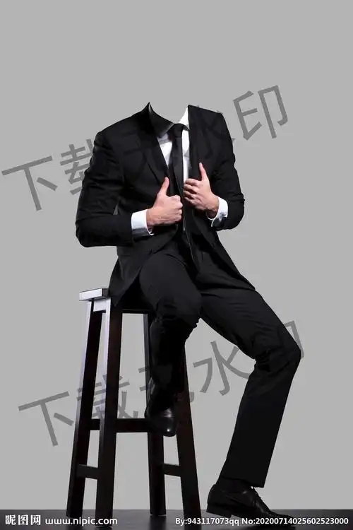 男士全身西装设计图__psd分层素材_psd分层素材_设计图库_昵图网nipic