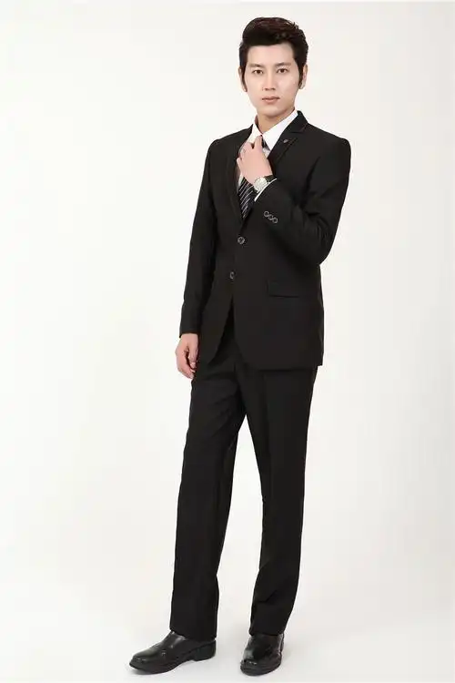 酒店银行前台经理工作服秋冬男装装长袖职业西装男士正装西服套装