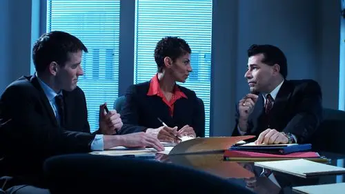 商务人士开会谈话2_1920x1080_高清视频素材下载(编号:1473174)_实拍