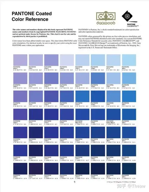 蓝色都有哪些种类