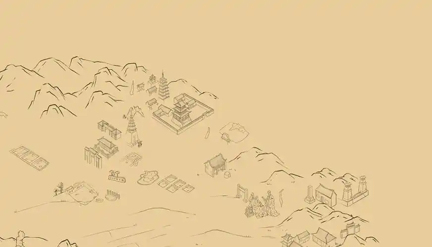 怎么发现大家都喜欢古风的手绘地图