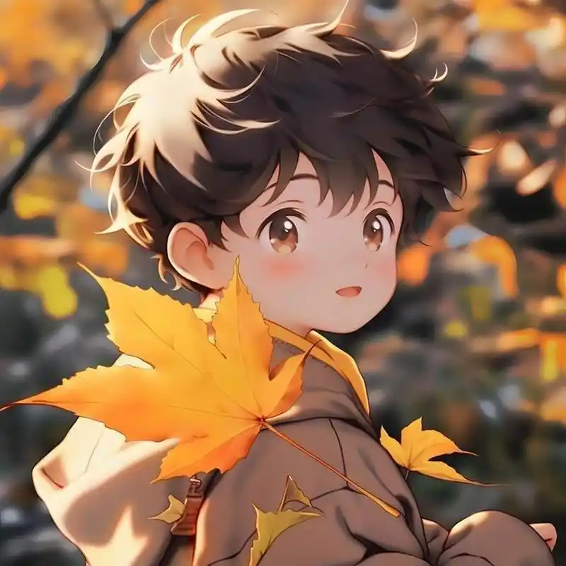 可爱男孩卡通动漫头像 (◍•͈⌔•͈◍)  属于男生的