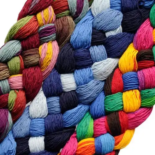 全棉彩色刺子绣线专业小众定染布艺手工diy材料包用掌柜推荐爆款