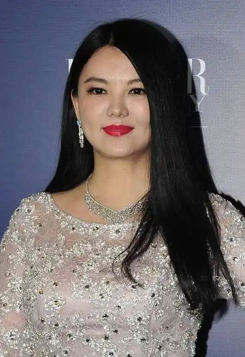 李湘身材丰满又高调穿亮片连衣裙配黑长直发亮相超有贵妇气质