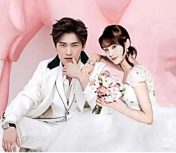 杨洋郑爽两人的"婚纱照"好漂亮,依偎在一起,虐死单身狗