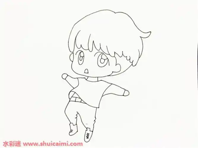 王俊凯卡通怎么画王俊凯卡通简笔画简单易画彩色