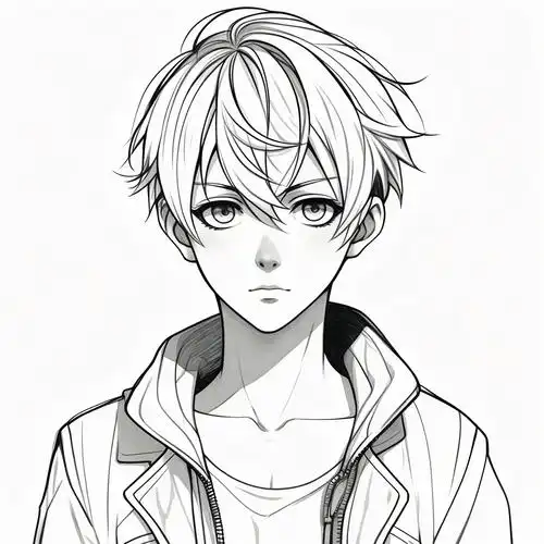 单人动漫黑白头像精选