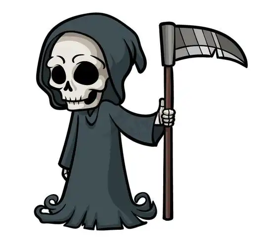 0基础学插画:画q版死神插画