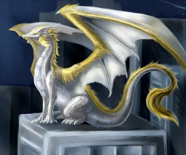 p>龙游踏尘是一条金鳞白鬃应龙. /p>