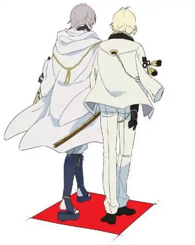 四位刀男的站姿.绘师:たま(twi:@_t_ama)