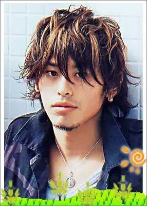 男生中长碎发发型设计图片