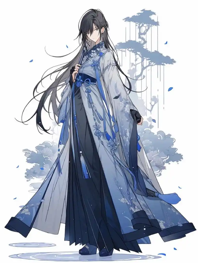 古风男主全身形象