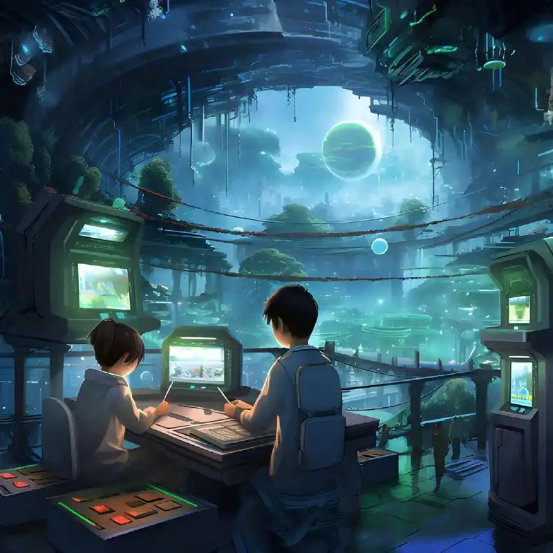 科技与未来场景#ai绘画 #二次元 #动漫 #科幻 - 抖音