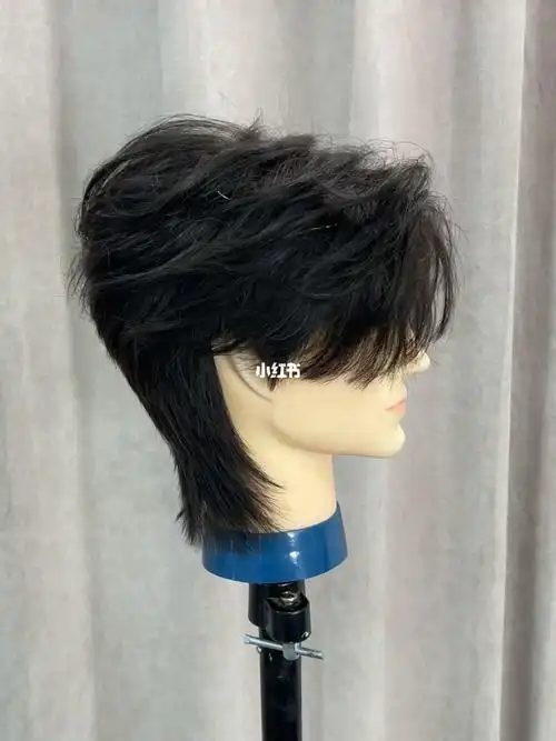 日系狼尾鲻鱼头 自然精致轮廓和饱满后脑勺#郑州男士发型  #男生彼Ё