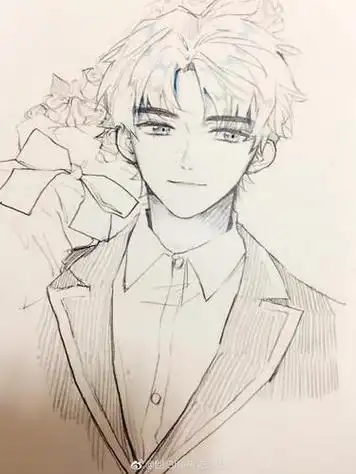 王俊凯卡通萌图简笔画简单