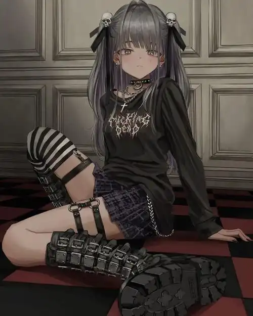 暗黑系动漫美少女图片,暗黑系动漫美女头像壁纸-触站