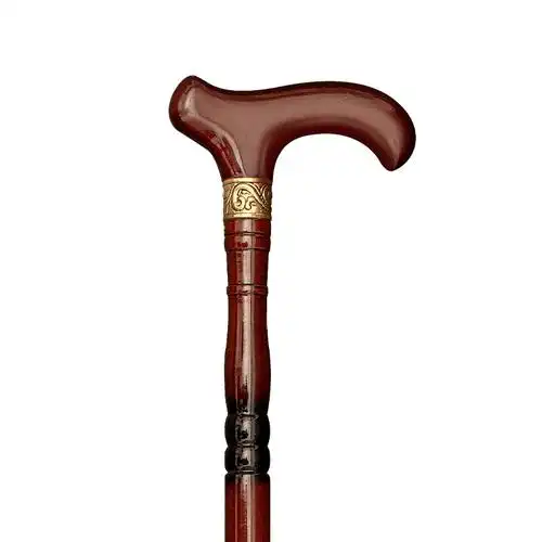 实木老人拐杖木质手杖木头拐棍四脚防滑红木捌杖龙头老年人杖拐扙