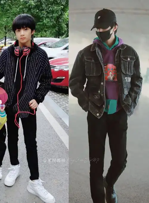 刘耀文腿长114厘米#15岁腿长114,身高超过180!