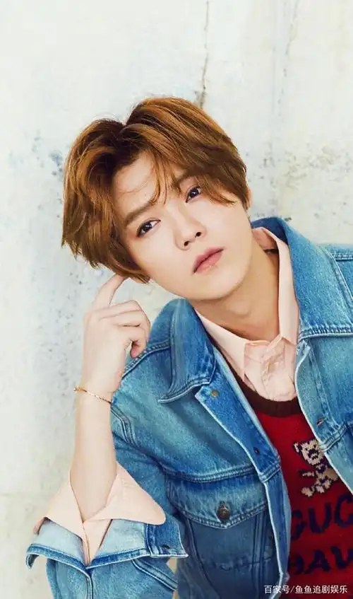 鹿晗深v西装和侧颜照片太吸引人了