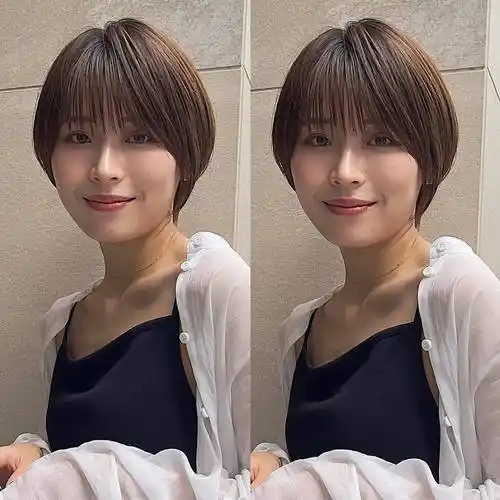 当下流行发型之美:短发带层次,蓬松且有线条感