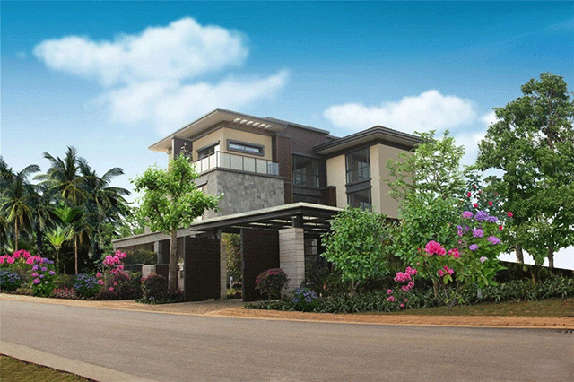 海口鸿洲江山独栋别墅现房在售 阔景现房户型可选择,鸿洲江山 - 海南