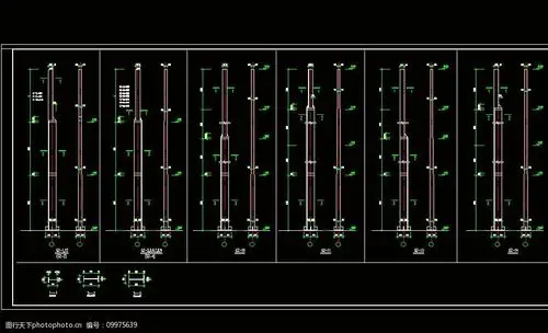 钢结构柱详图图片
