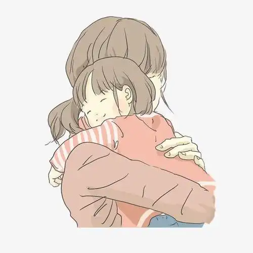 两个孩子,都是妈妈的心尖尖