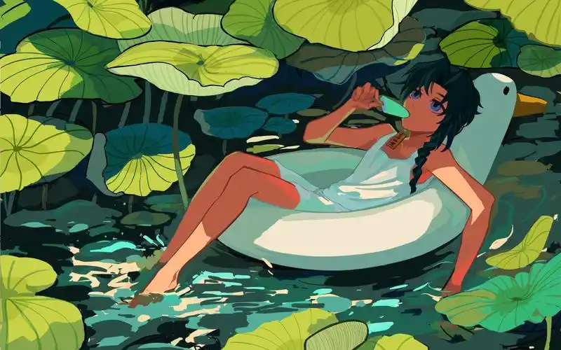 【procreate】夏天的池塘