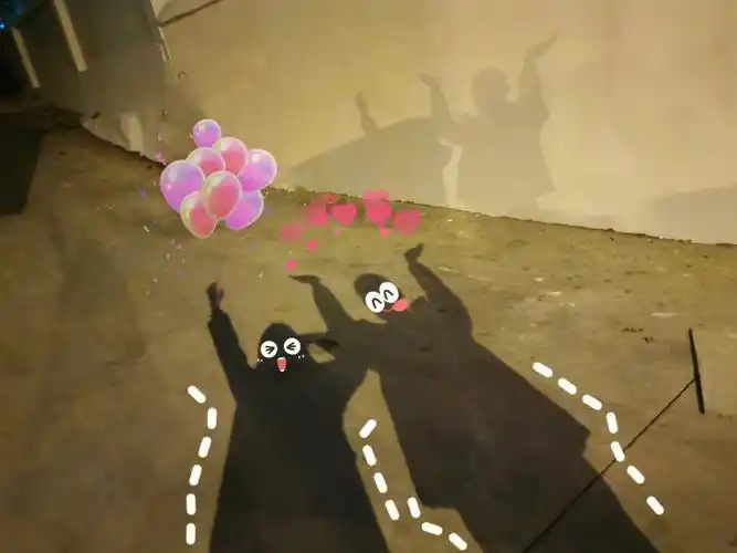 不露脸的合拍影子拍照