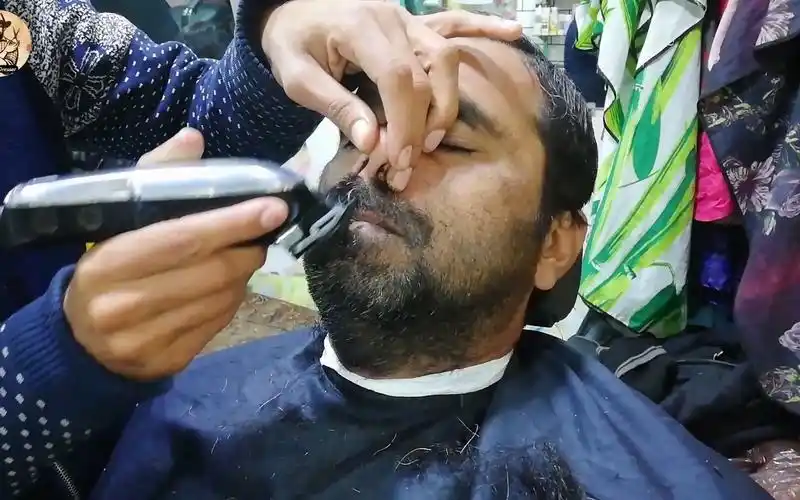 【超治愈】印度理发店修胡子造型