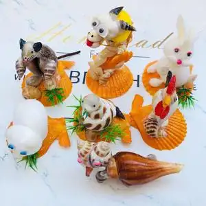 贝壳工艺品家居摆件图片