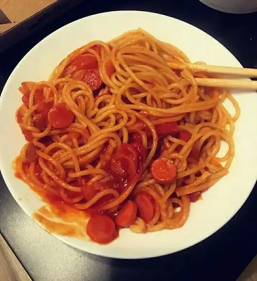 番茄肉酱意大利面,好吃也方便