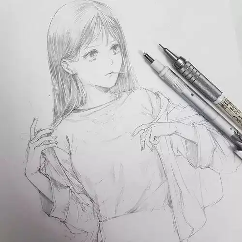 大神蜕变的秘密:四年时间坚持手绘,日本二次元插画师用一支铅笔走红