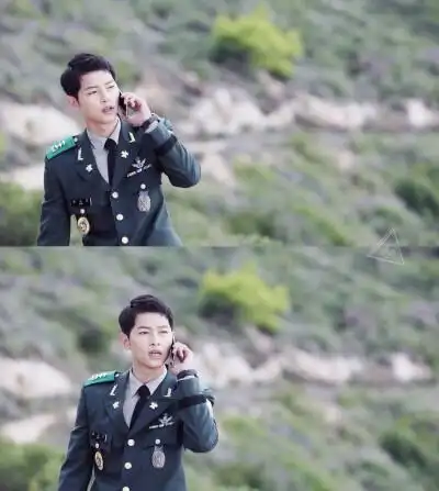 太阳的后裔# #宋仲基#【饭修1080p修图共46p】ep04 宋仲基军装杀!