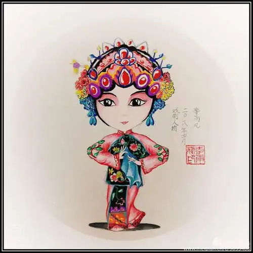 《戏剧人物》——胜利实验小学2018年"童画堂"社团活动(一)   戏曲