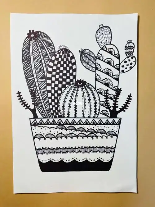 创意儿童线描画打卡100张第466幅