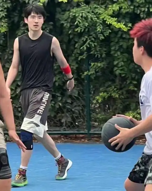 刘昊然打篮球再次被拍,胡子拉碴模样颓废,近照被指像素人