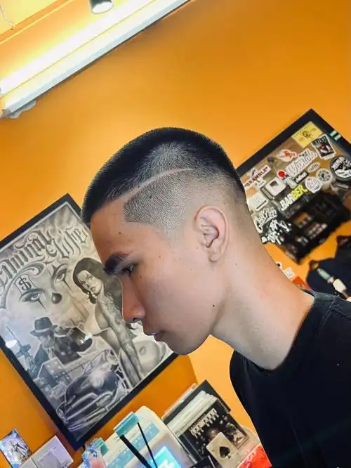 线允许我一定一辈子都剪圆寸来自理发师的痛苦#barbershop  #美式圆寸