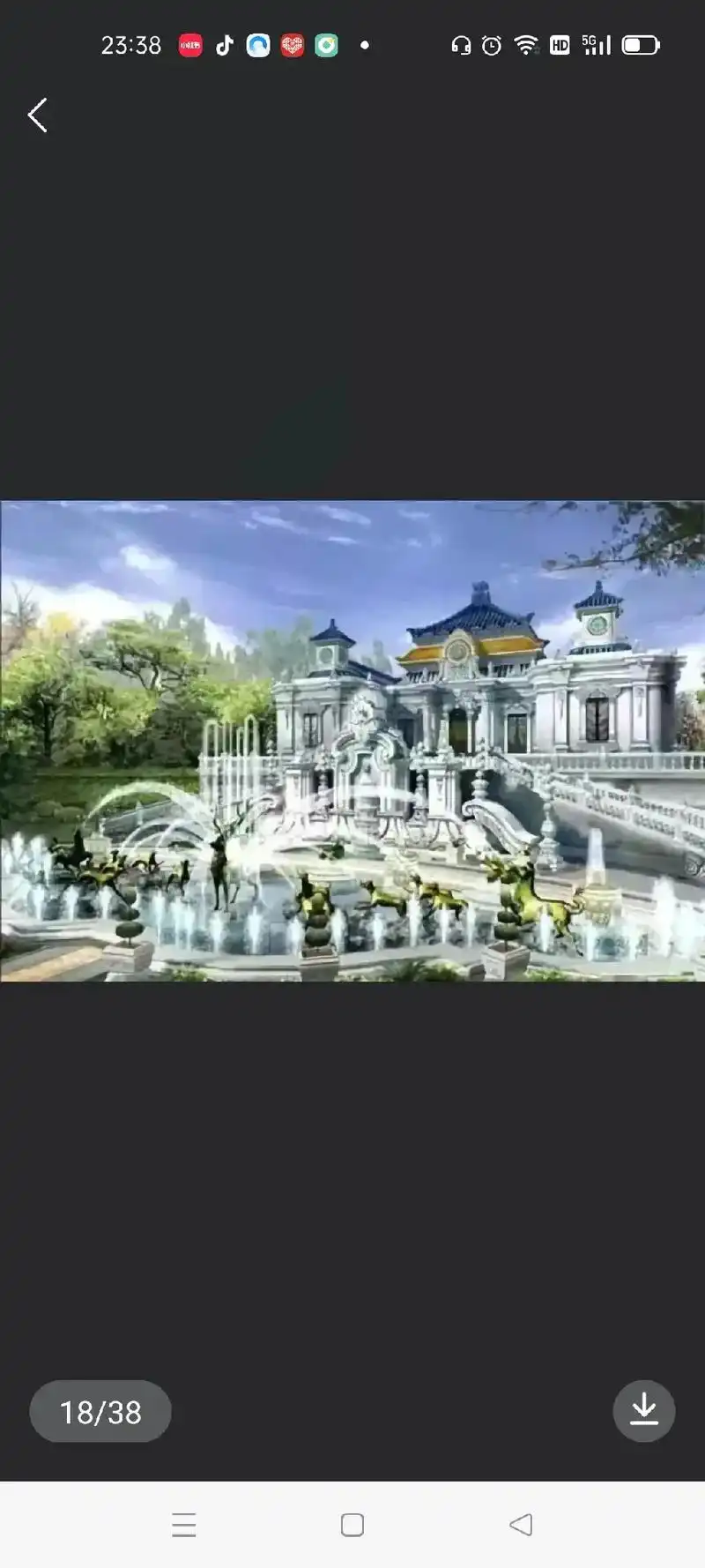 圆明园3d复原的照片,美的让人窒息,老祖宗的能力和智慧让我们 - 抖音