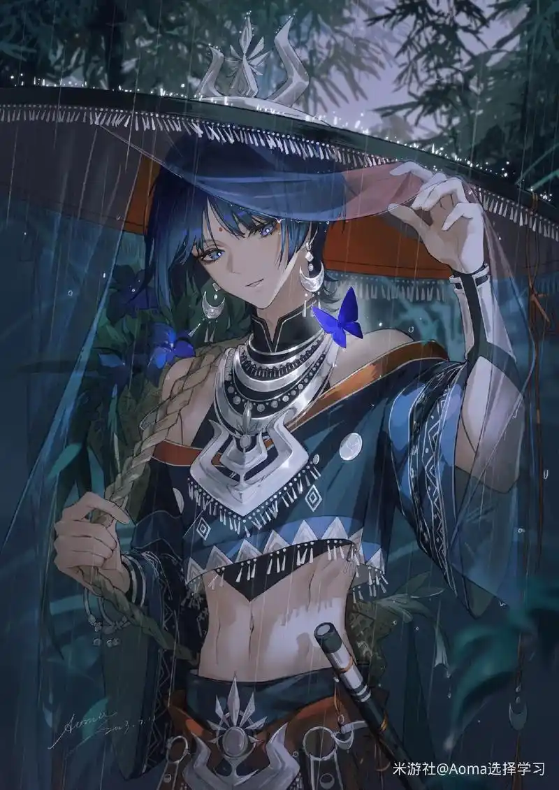 阿散.#原神 #原神散兵 #画师 - 抖音