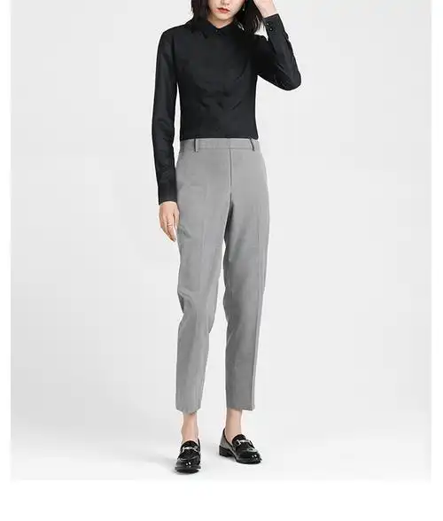 职业衬衫女时尚洋气长袖气质显瘦衬衣新款秋冬工作服