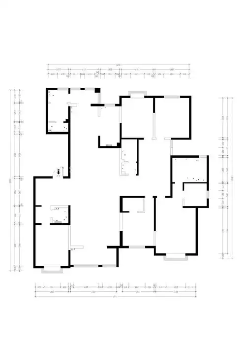 300平普通住宅户型图