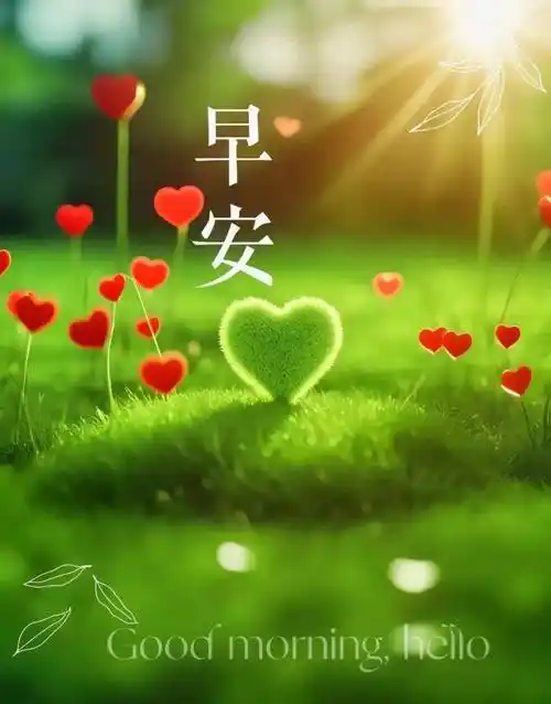 精选新版早上好祝福图片,相互牵挂心连心