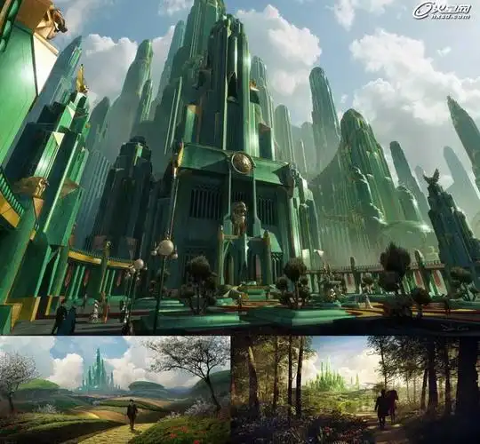 全cg的魔幻世界魔镜仙踪cg角色与场景制作