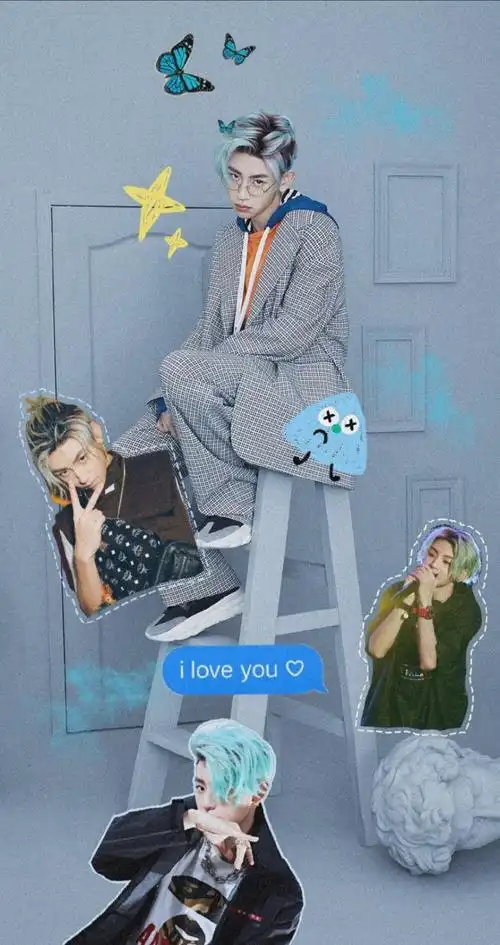 王琳凯小鬼拼贴壁纸