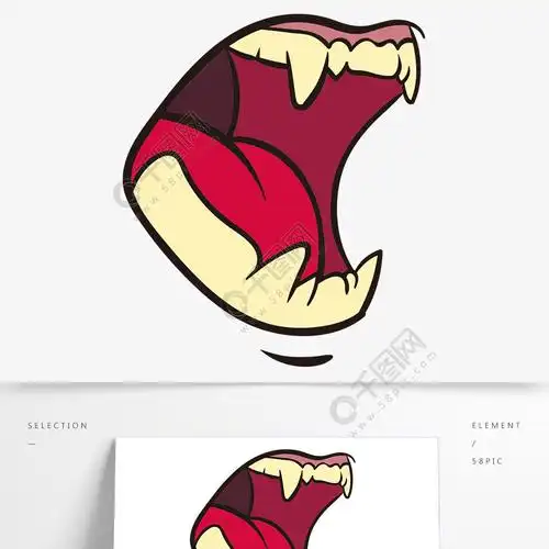 尖尖牙齿设计元素模板免费下载_psd格式_3543像素_编号